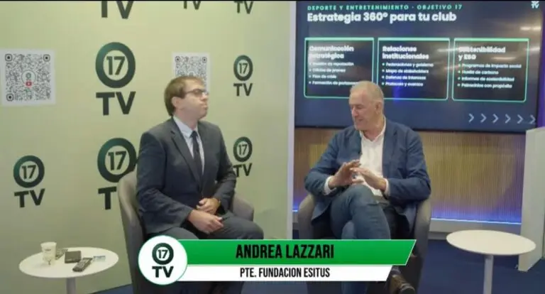 Entrevista a Andrea Lazzari presidente Fundacion ESITUS